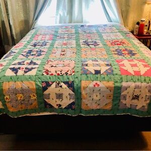 Antique handmade quilt.
